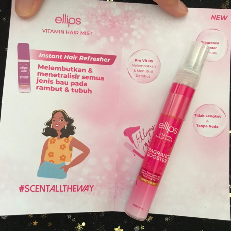‼️CLEARANCE SALE‼️NEW SEALED Ellips Vitamin Hair Mist Sweet & Silky Fragrance Booster 9 ml Travel Si