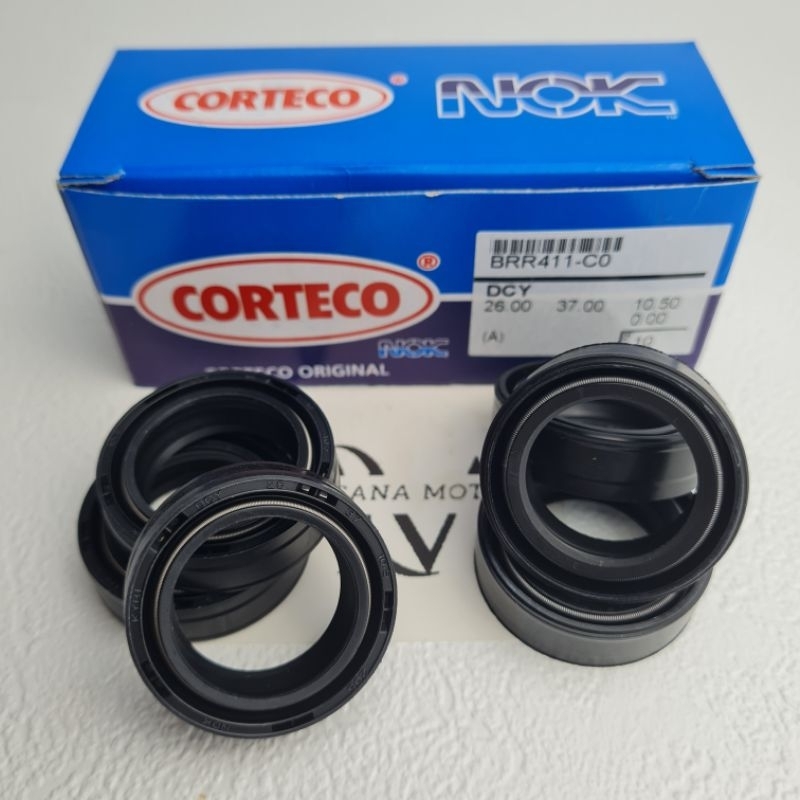 Sunkisscoo Dcy 26 X 37 X 10.5 (Double Per) Seal Shock Breaker Honda - Dcy 26*37*10.5 / Dcy 26 37