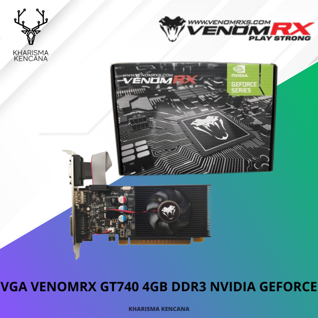 VGA VENOMRX GT740 4GB DDR3 NVIDIA GEFORCE