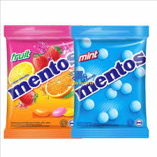 

Mentos Rasa Mint Dan Buah 135g (50butir)