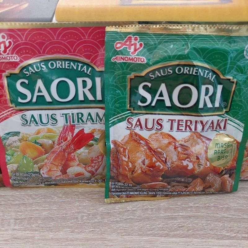 

Saori Saos Tiram 23 ml (harga per pcs)