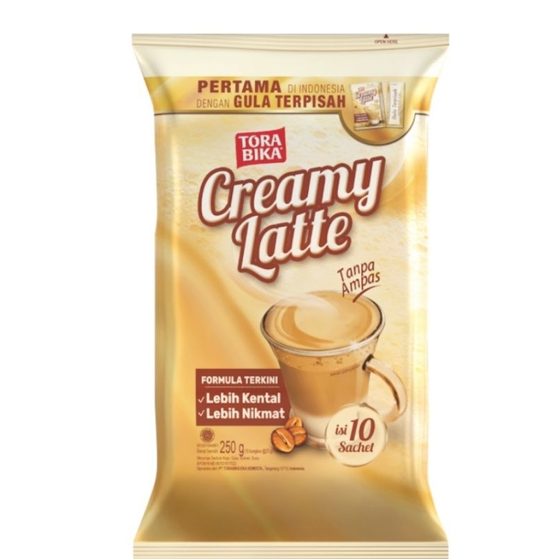 

TORABIKA CREAMY LATTE ISI 10 25G