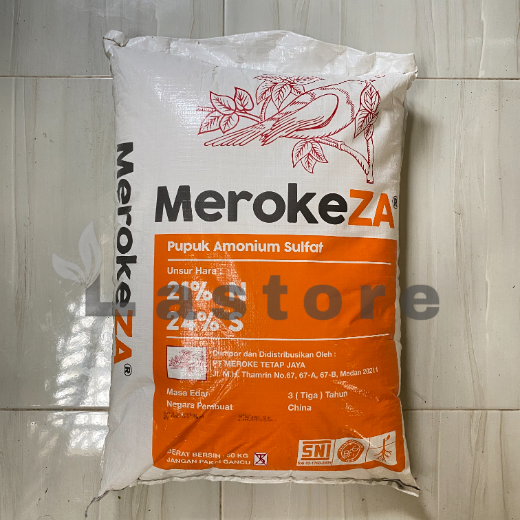 Pupuk Meroke ZA 50 Kg Amonium Sulfat Kemasan Pabrik