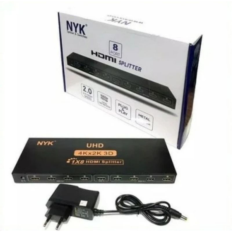 HDMI Splitter 8port / 8 Port HDMI Splitter