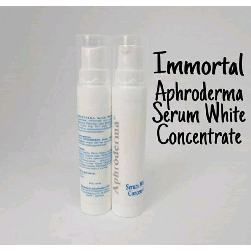 immortal aphroderma serum white concentrate