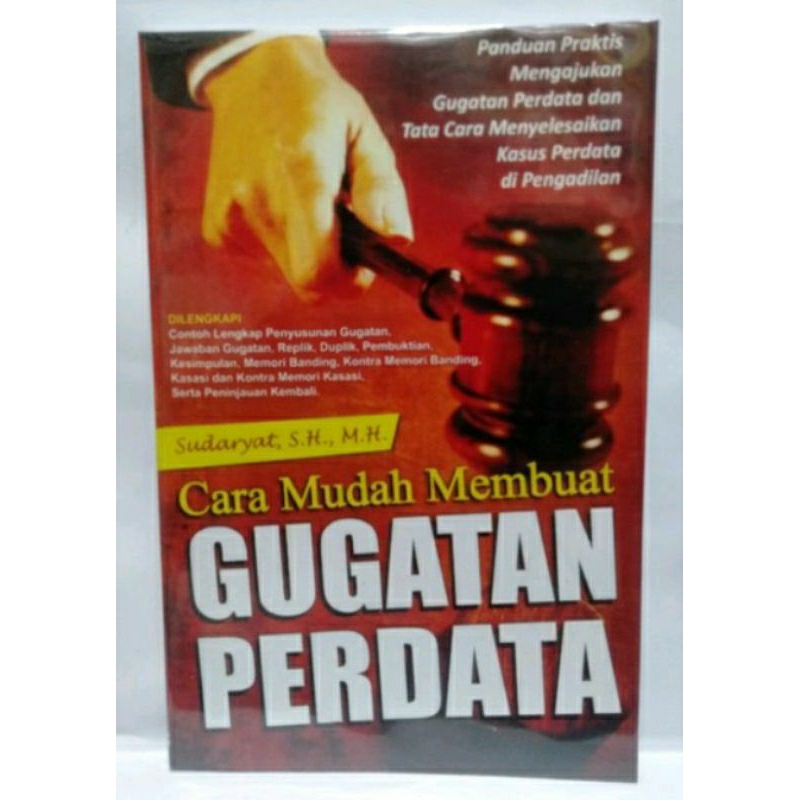 Buku Cara Mudah Membuat Gugatan Perdata