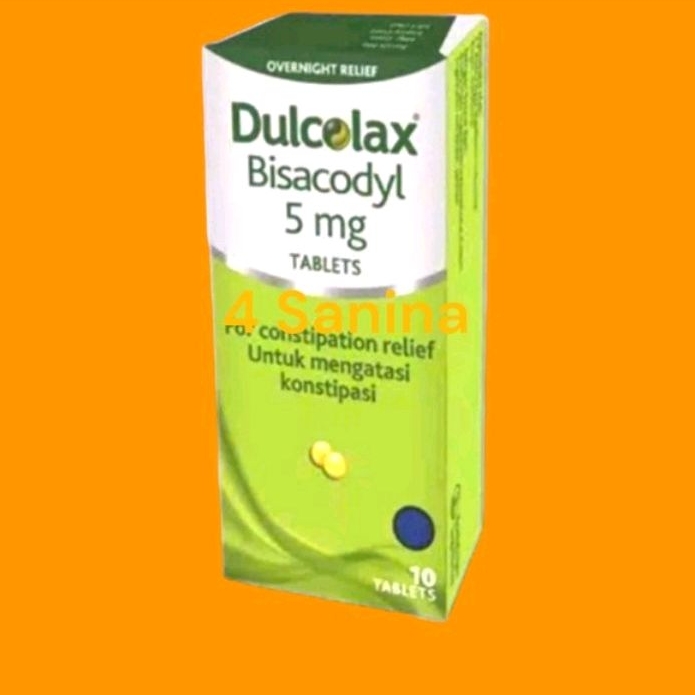 Dulcolax bisacodly 5 mg isi 10 tablet obat