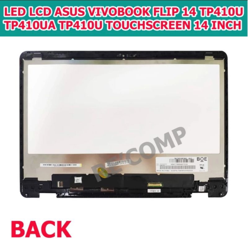 LED LCD ASUS VIVOBOOK FLIP TP410U TP410 TP410UA 14 INCH FHD IPS touch
