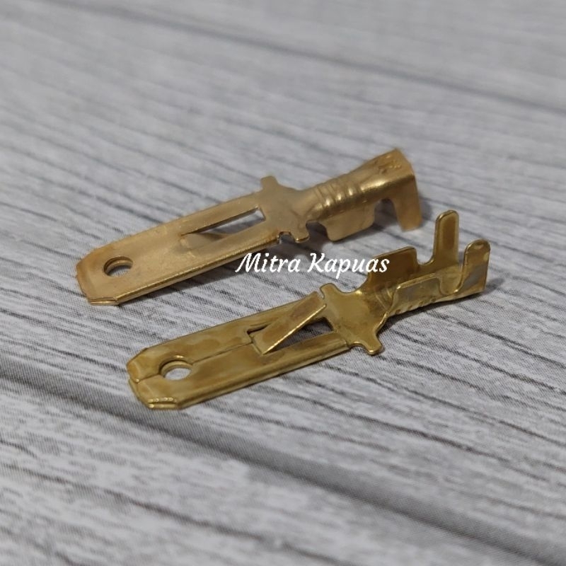 SKUN KONEKTOR GEPENG MALE / TERMINAL SKUN GEPENG