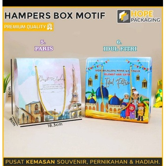 

Hampers Box Motif/ Box Jar Kue Kering Idul Fitri /Dus Hampers Ulang Tahun Motif Paris/ Box Toples Lebaran