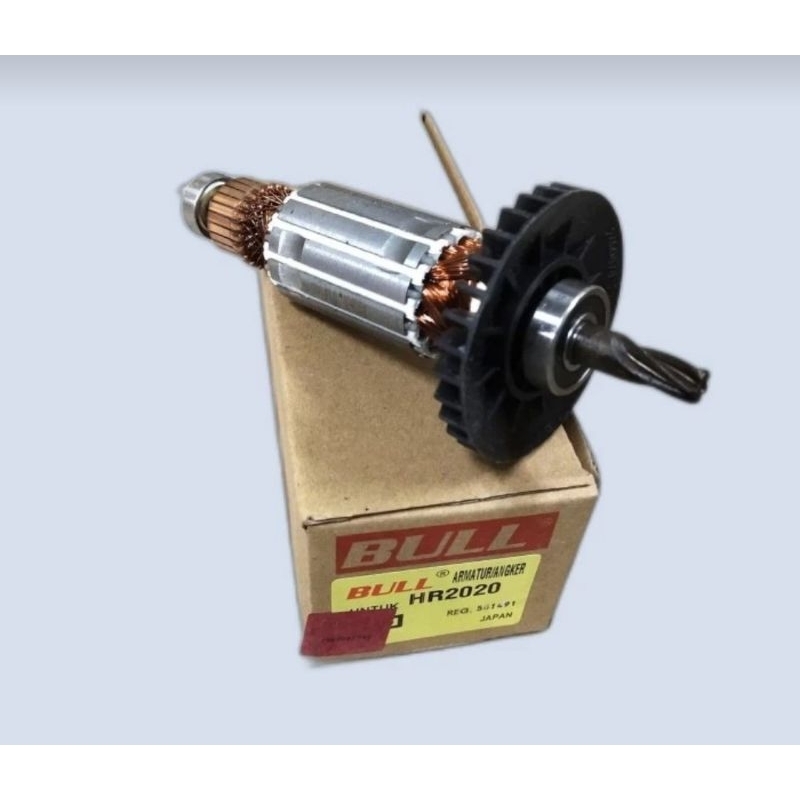 ARMATUR / ANGKER UNTUK MESIN BOR BETON HR2020 MAKITA / GULUNGAN ROTOR HR2020 BULL