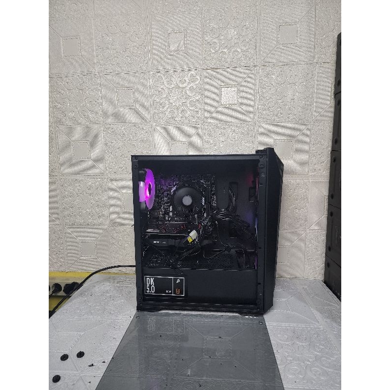 PC RAKITAN GAMING AMD RYZEN 5 5600G RAM 16GB DDR4 SSD 256GB VGA ASUS GTX 1050TI BARANG MULUS