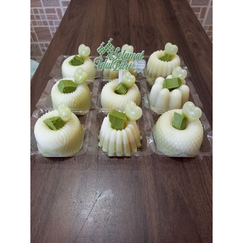 

Puding matcha caramel isi 9/hampers puding surabaya