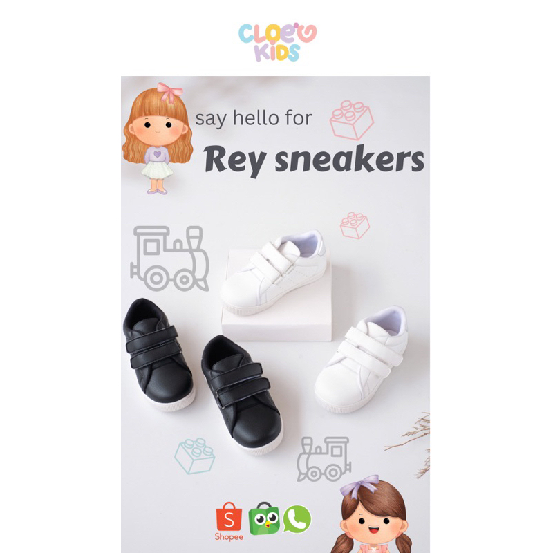 CLOEVKIDS - Rey Sepatu Anak Unisex Casual Slip On