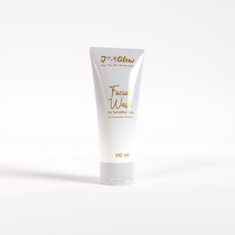 Jglow Facial Wash Sabun Pembersih Wajah untuk Mencerahkan Kulit 100ml