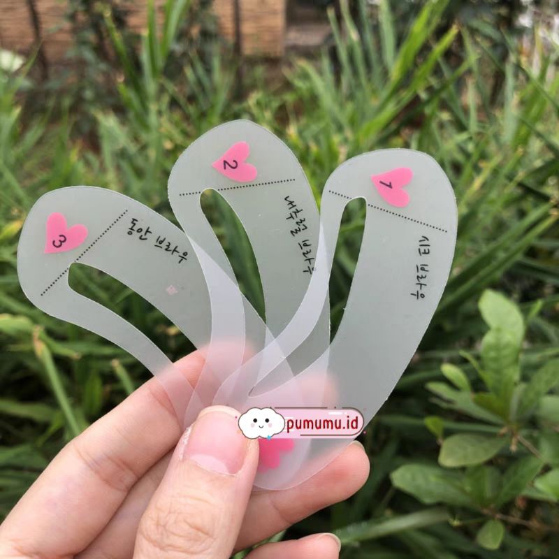 [PUMUMU] PM28 Cetakan alis / Cetakan Alis Bentuk Alis Natural / Eyebrow Template / Pencetak Alis