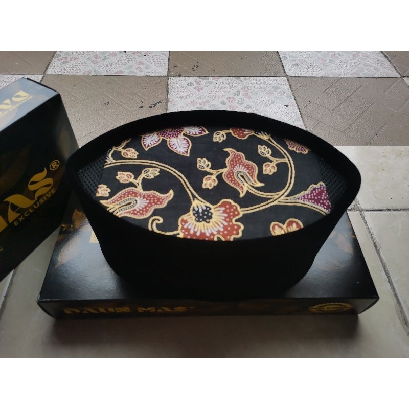 Peci Songkok Bludru dan Batik Katun Berkualitas Tinggi 7cm, 8cm, 9cm, 10cm,