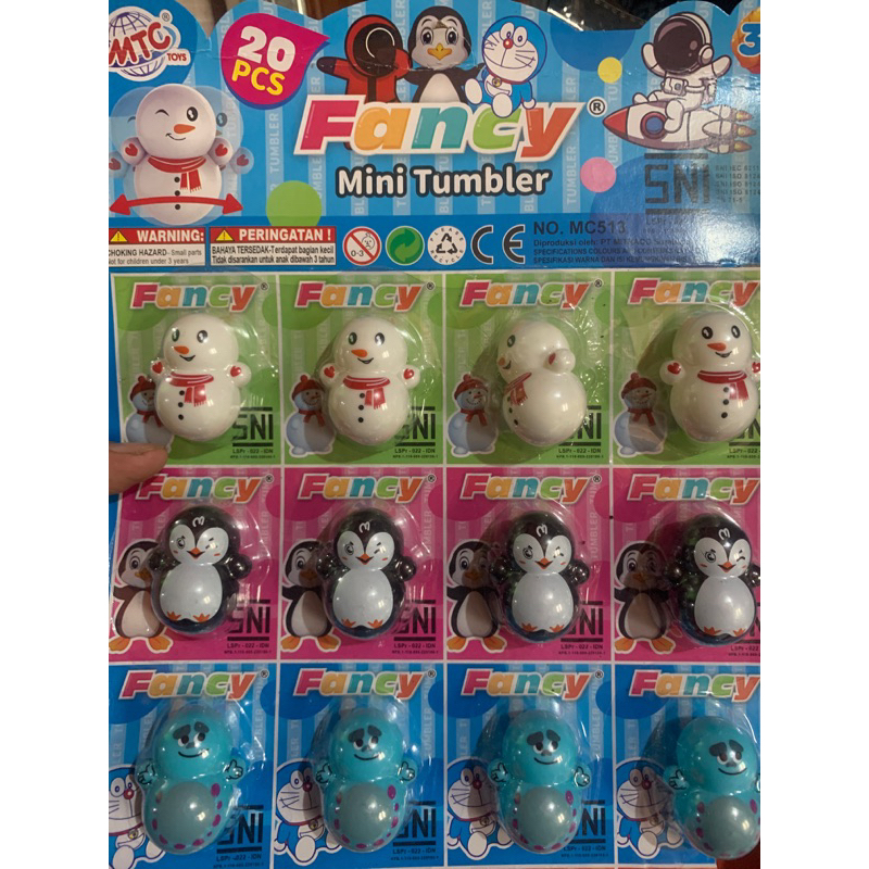 mainan boneka goyang Tumbler lucu / mainan anak murah