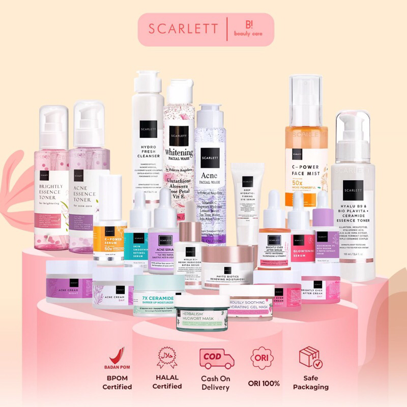 [READY SIAP KIRIM] Scarlett Whitening Serum | Acne Serum | Brightly Ever After Serum | Glowtening Serum Scarlett Whitening by Felicia Angelista