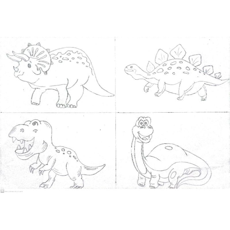 

SKETSA DINOSAURUS || GAMBAR ANAK TK/GAMBAR ANAK SD