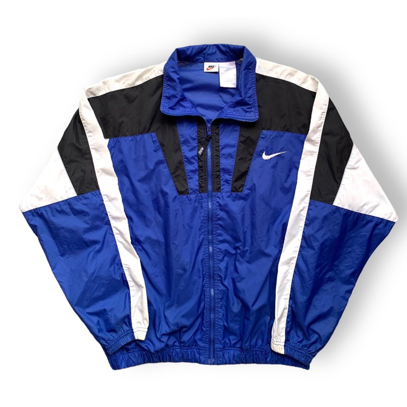 Nike Vintage windbreaker colorblock center swoosh