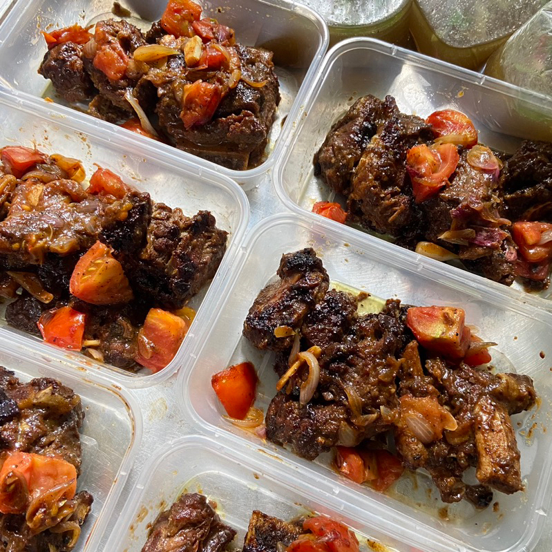 

IGA BAKAR GURIH DENGAN KUAH