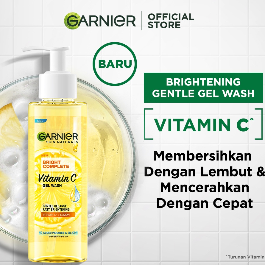 GARNIER Bright Complete Vitamin C Gel Wash - 120ml