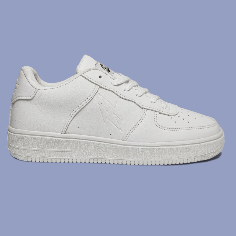 SEPATU SNEAKERS KASUAL CORVALUE FOOTWEAR - Sepatu Sneakers kasual Pria Wanita Hiratsuka Full white Original