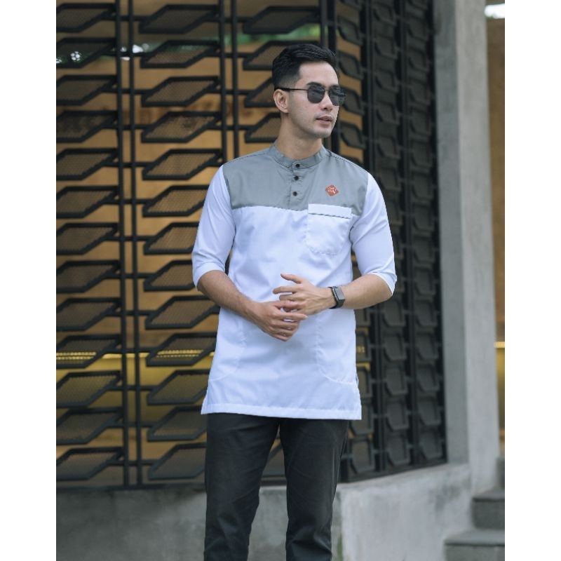 Baju Koko Terbaru Lengan 3/4 Kurta Modern