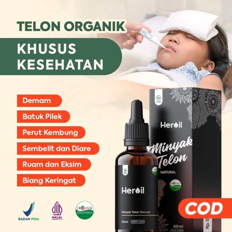 heroil minyak telon premium herbal alami untuk anak dan dewasa essensial oil