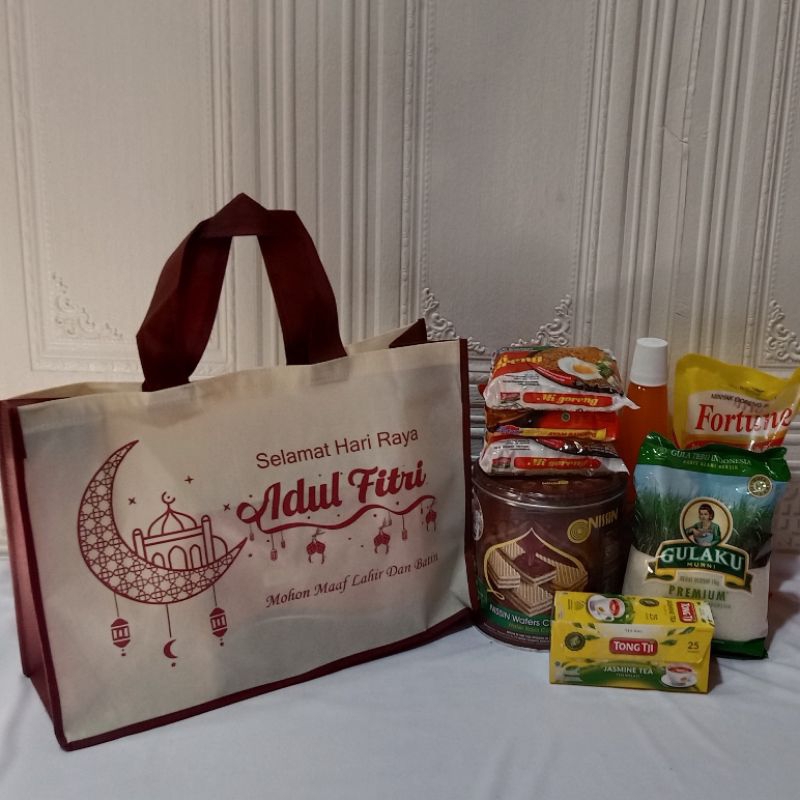 

Tas Bingkisan Lebaran Idul Fitri Ready Stock P38 L14 T28