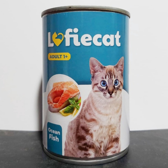 MAKANAN BASAH KALENG KUCING LOFIECAT 400 GR