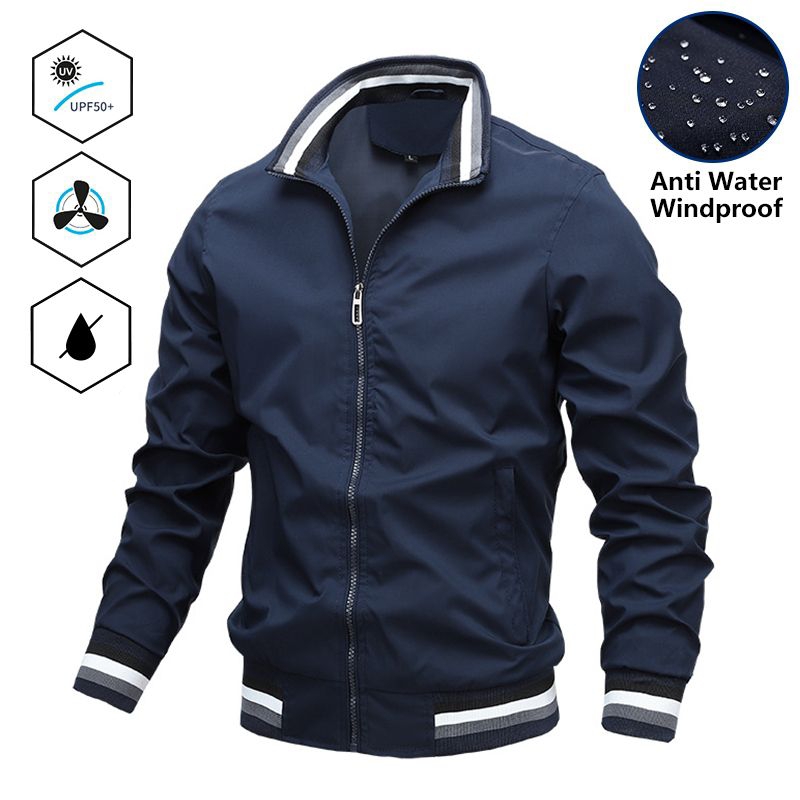 GHOYOUR - JAKET BOMBER GREAT Sporty Lightweight Windbreaker Unisex