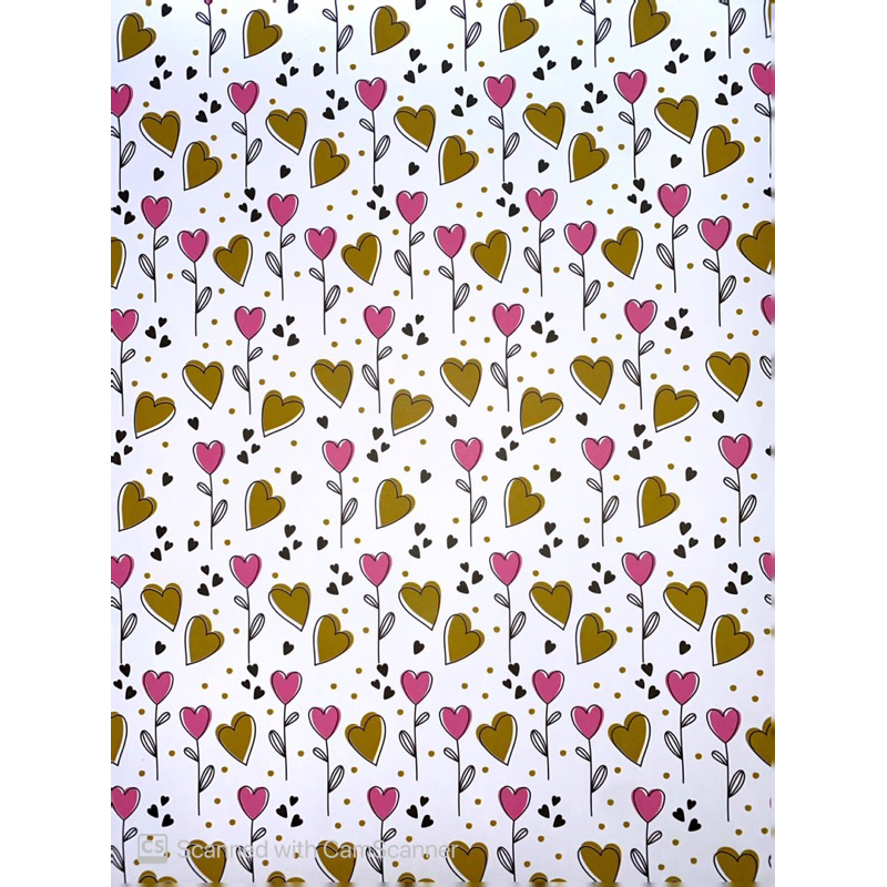 (PART 1) KERTAS KADO MOTIF LOVE SANSAN WAWA KERTAS KADO DOF LOVE KERTAS KADO SANWA MOTIF HATI