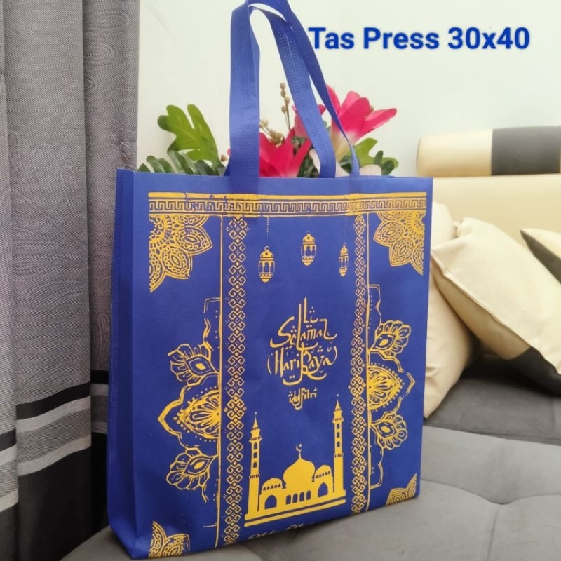 

1 lusin (isi 12 pcs) Tas Press Lebaran untuk parcel idul Fitri UK 30x40