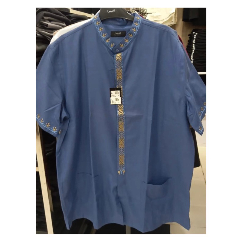 Baju Koko pria lengan pendek brand Lawell (S-3XL)