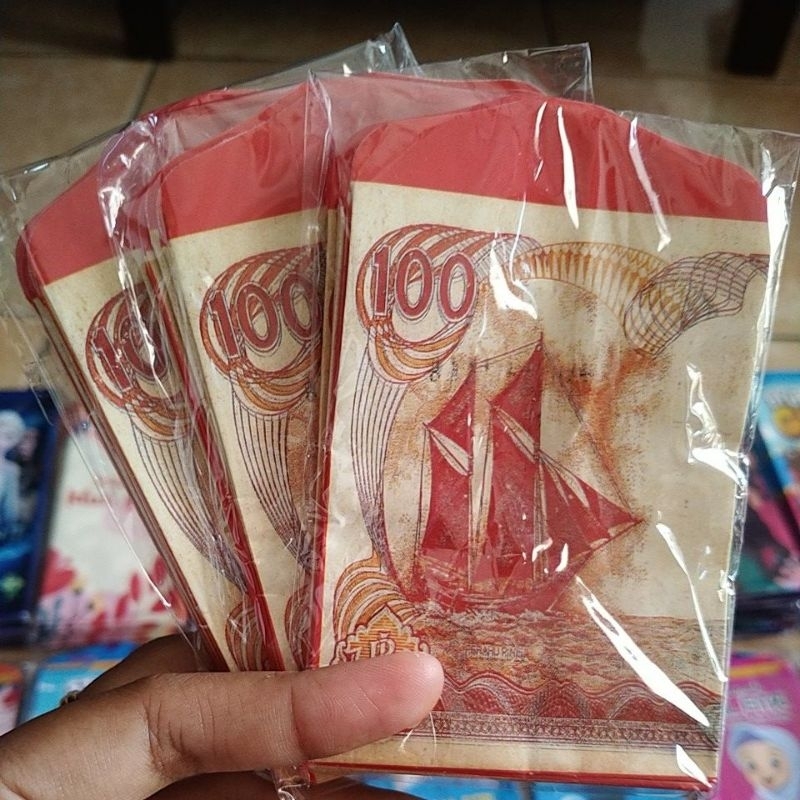 

angpau lebaran motif uang