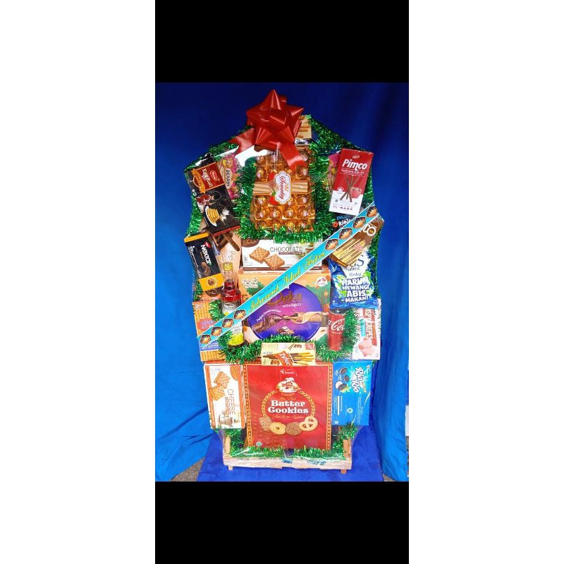 

Parcel lebaran susun 1 mix coklat ( FREE KARTU UCAPAN )