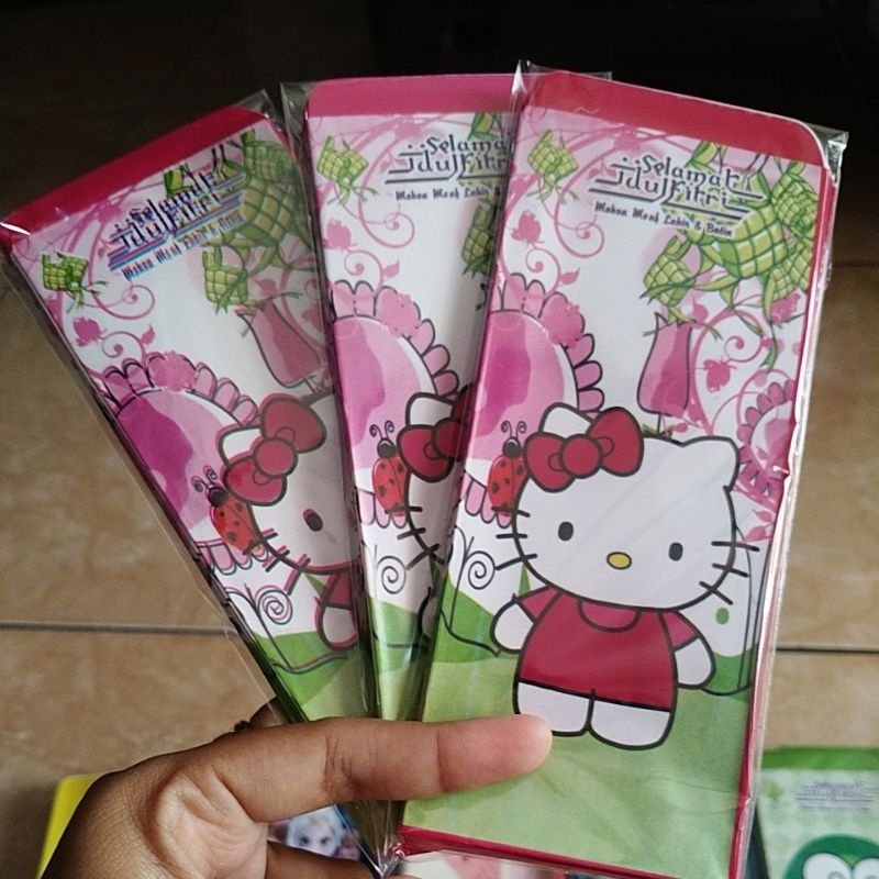 

angpau lebaran jumbo motif hello Kitty