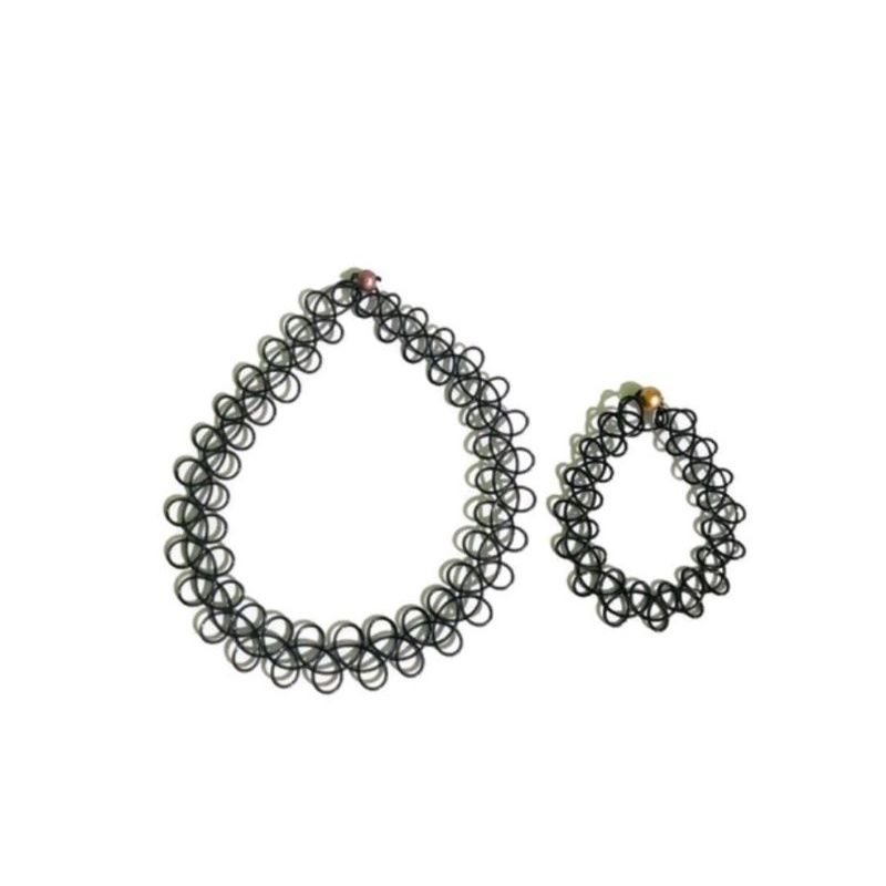 [AKSESORIS] Gelang Tatto || Mainan Gelang Tatto hitam || Mainan Gelang Kalung Hitam