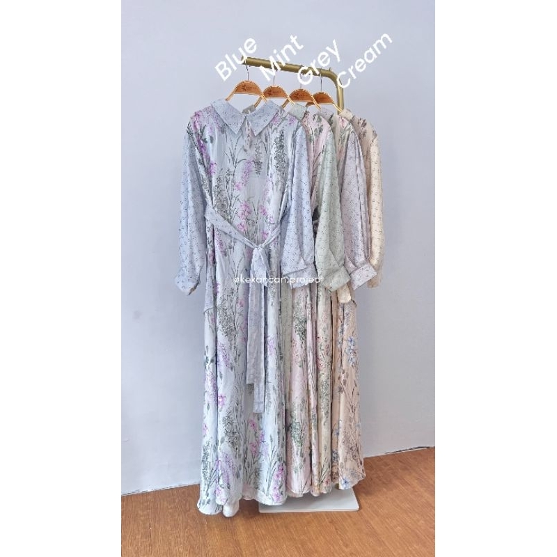 Zinnia Dress/Gamis Dress Wanita