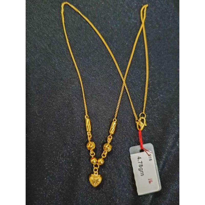 Kalung Emas Malaysia Balita, Dewasa Kadar 916/23k