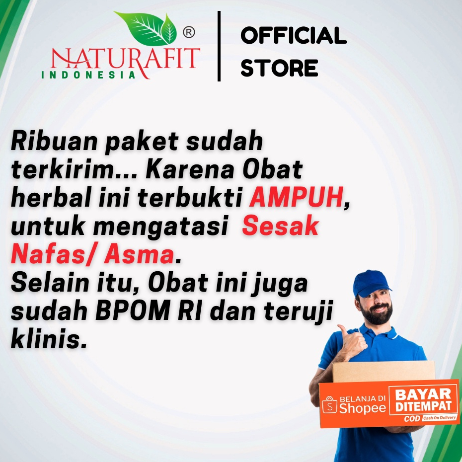 GURAH BRONFIT 30 Kapsul Obat Herbal Saluran Pernafasan - NATURAFIT