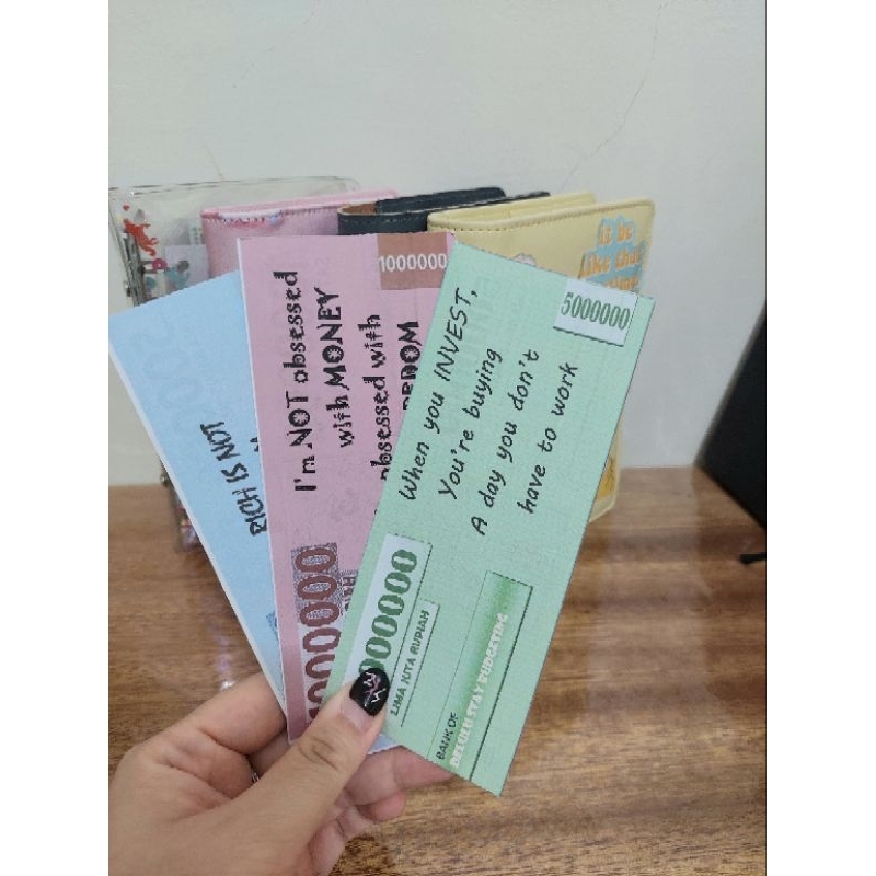 

MONEY SLIP / SLIP UANG UNTUK BUDGETING / UANG MAINAN