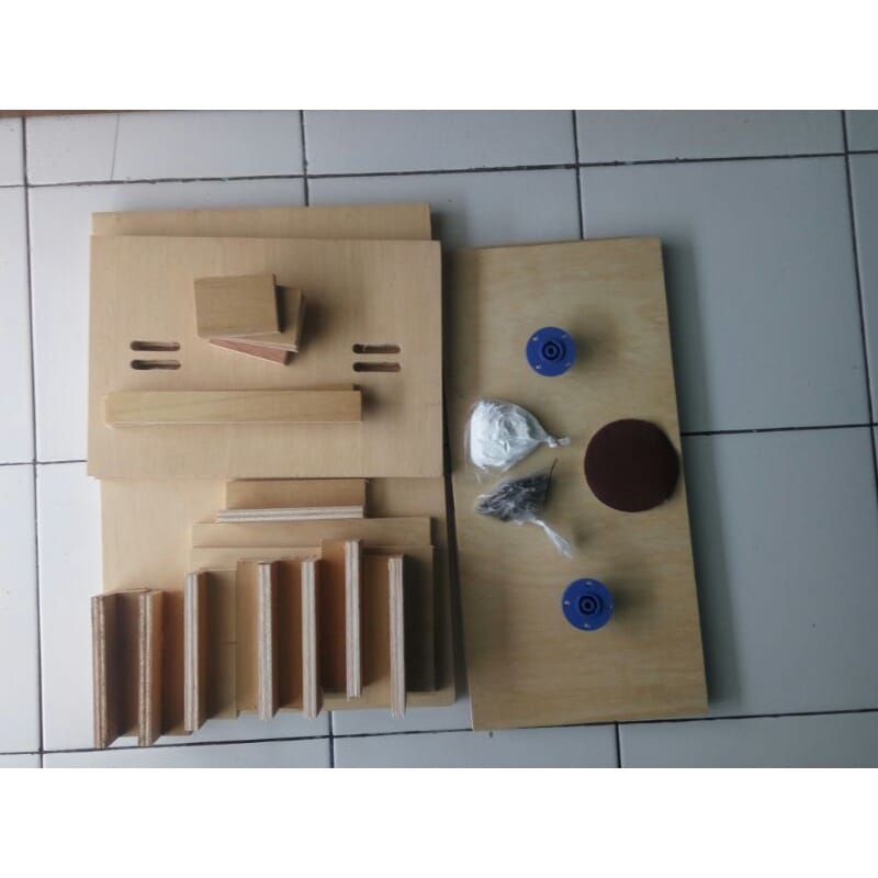 potongan box Speaker planar 10 inch double