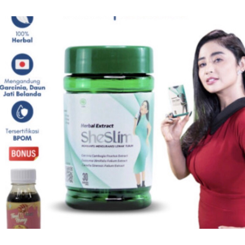 She Slim herbal tea(BPOM)-Obat Pelangsing Alami