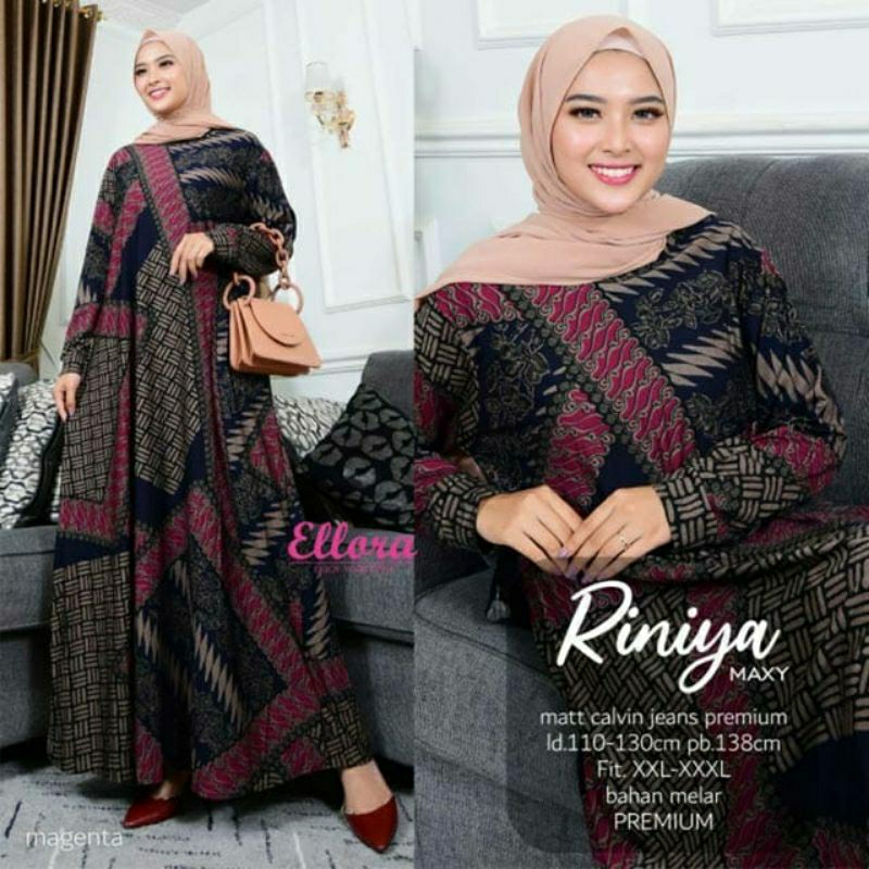 GAMIS/GAMIS MURAH/GAMIS BESTSELLER/GAMIS BATIK/RINIYA GAMIS