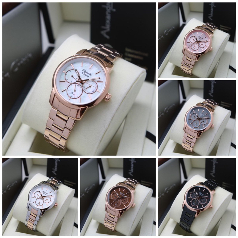 JAM TANGAN WANITA ALEXANDRE CHRISTIE AC 2A34