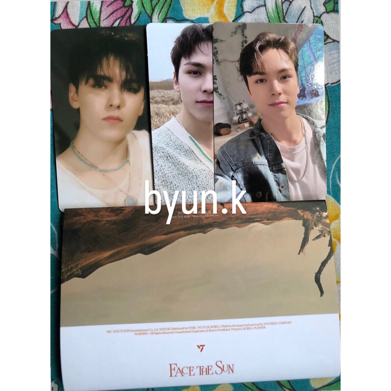 [READY]PHOTOCARD VERNON SEVENTEEN FACE THE SUN WEVERSE VERSION