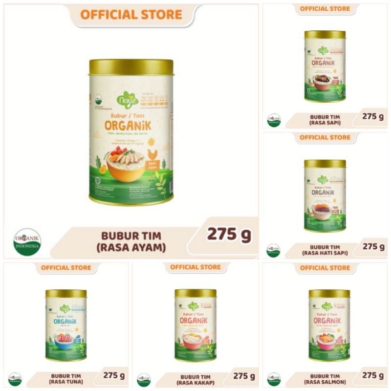 Nayz Bubur Bayi Organik Kaleng